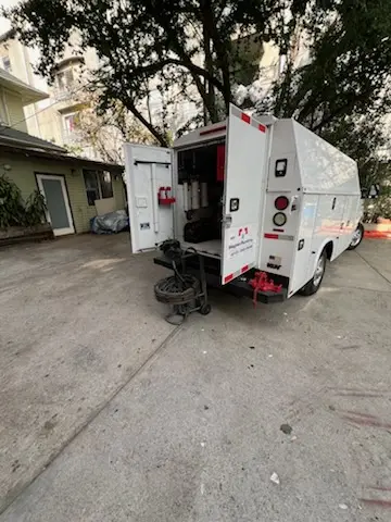 Magnet Plumbing service vehicle on-site for Water Heater Repair in Carol City North