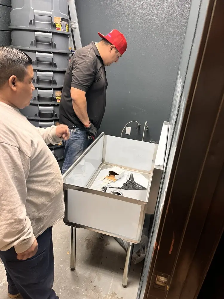 Commercial plumbing and sink installation in Carol City North